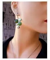 Earrings "Fantastic Green"