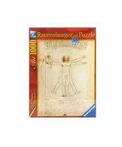 Ravensburger Puzzle Da Vinci Μελέτη 2D 1000 Κομμάτια