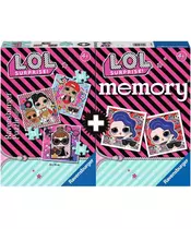Ravensburger Παιδικό Puzzle LOL Multipack Memory 110pcs για 4+ Ετών
