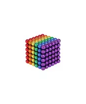 Μαγνητικές Μπίλιες Μικρά Σφαιρίδια 5mm των 216 τεμαχίων σε πολύχρωμο χρωματισμό, Magnetic Blocks
