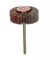 Flapwheels of standard corundum 10mm x 30mm