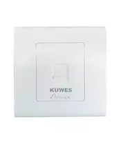 Kuwes Outlet Single Premium Faceplate UK 86x86mm