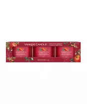 Yankee Candle - Red Apple Wreath 3 Pack Filled Votives