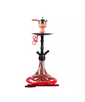 AMY Deluxe Shisha 058 Red Middle Zoom R-BK-RD