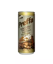 case of 24 cans of PREFFA COFFEE MILK NO SUGAR 240ml