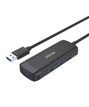 Unitek USB-A Hub USB3.0 4-Ports PowerPort &#038; 1.5m Cable H1111E