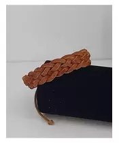 Leather Handmade Men's Bracelet "Brown - 2"
