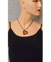 Artistic handmade necklace "Spark of Romance"