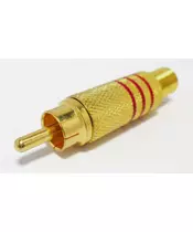 DigitMX DMX-RCAR RCA Plug Gold Red