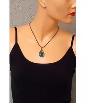 Artistic handmade necklace "Broken Wave"