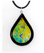 Artistic handmade necklace "Drop of Life"