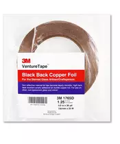 Copper Foil Black Back - 7.93mm x 33m (1.25mm)