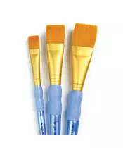 Oil Paint, Acrylic and Water Color Brushes (Set 3 Pieces)
