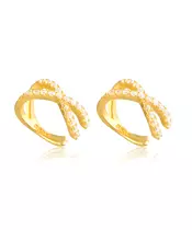 Sparkling Earcuff 18K Gold Plated