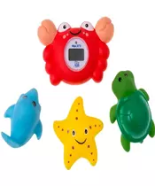 BATH THERMOMETER AND TOYS