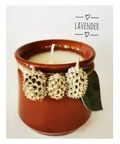 Handmade candle lavender #217
