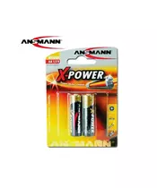 ANSMANN Mignon - AA size - Pack of 2,Non - Rechargeable Batteries,X-Power Alkaline Range
