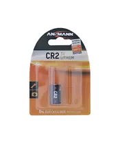 ANSMANN CR 2 - Pack of 1,Non - Rechargeable Batteries,Lithium Photocell Range