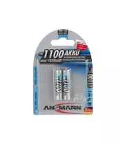 ANSMANN Micro - AAA size - Pack of 2,NiMH Rechargeable Batteries