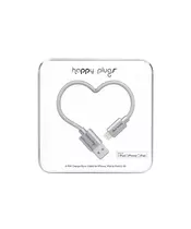 Happy Plugs Lightning to USB Charge/Sync Cable (2.0m) - Space Grey