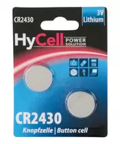 ANSMANN HYCELL CR 2430 - Pack of 2,Non Rechargeable Batteries,Coin Cells in Blister Packs