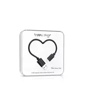 Happy Plugs Lightning to USB Charge/Sync Cable (2.0m) - Black