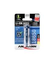 ANSMANN 18650 Lithium-Ion Battery - 3500mAh - NEW,Li-Ion Rechargeable Charger & Battery