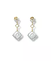 14K DIAMOND EARRINGS 0.47CTW