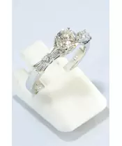 ENGAGEMENT RING H-VS1 0.70CTW 0.24CTW