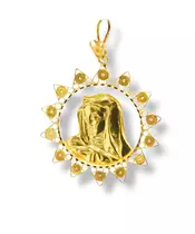 VIRGIN MARY 18K PENDANT