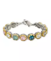 Bracelet with Multicolour Swarovski Crystals