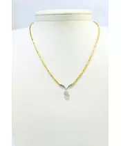 DIAMOND NECKLACE D/T  18CT 21P