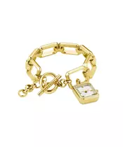 Octagon Chain Gold-Engraved