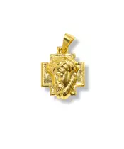 9K JESUS CROSS PENDANT