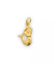 9K GOLD Mermaid necklace