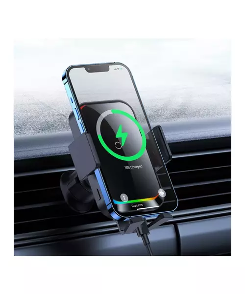 Baseus Car Charger Wireless AirVent Holder HALO