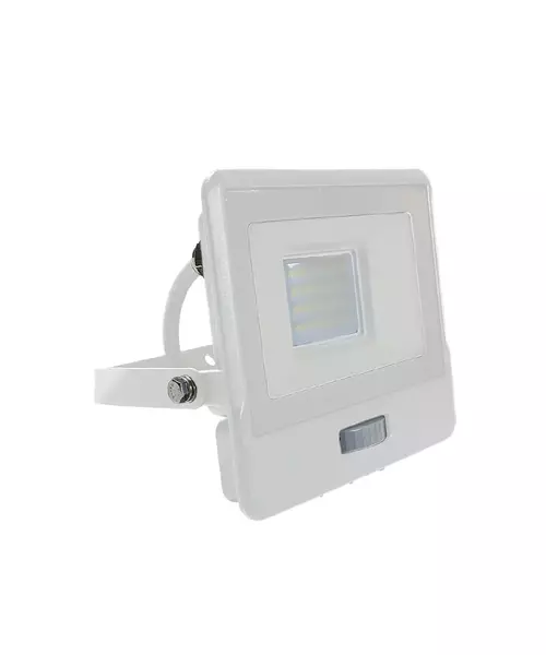 V-TAC PIR Sensor LED Floodlight 20W CW 6400K IP65 White 20297
