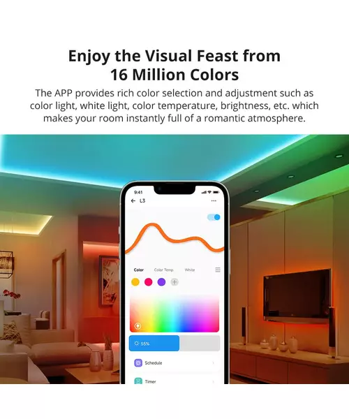 Sonoff Smart LED Light Strip RGB Indoor IP54 Wi-Fi/BT L3-5M