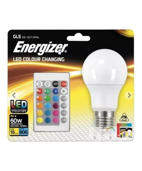 ENERGIZER LED COLOUR CHANGING E27