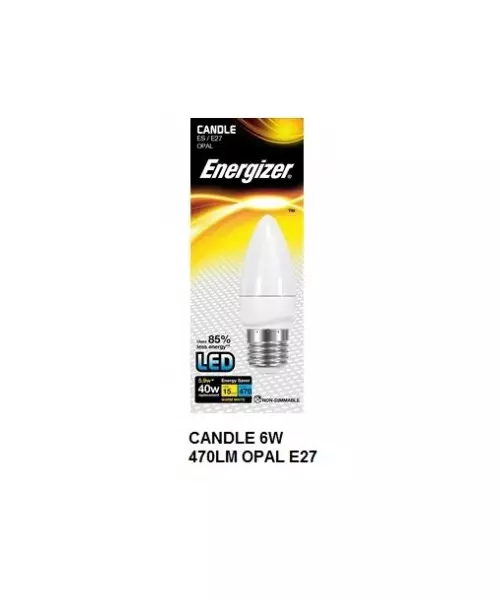 S8880 LED CANDLE 5.9W &#8211; 470LM OPAL E27 WARM WHITE