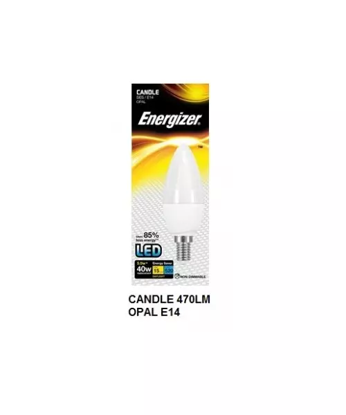 S9418 LED CANDLE 520LM &#8211; 5.9W OPAL E14 DAYLIGHT