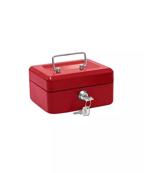 CASH BOX RED 25X20X90