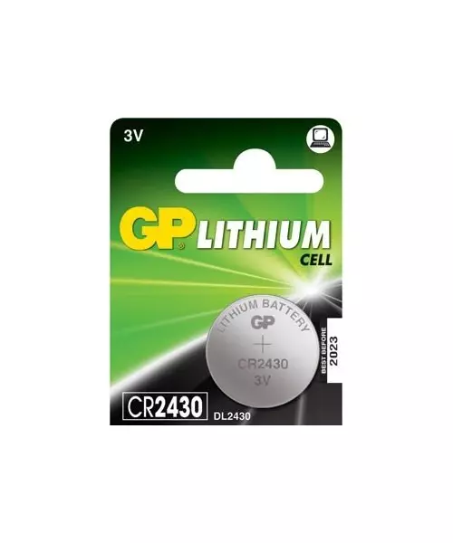 GP Lithium Button Cell CR2430 3V 656.278UK
