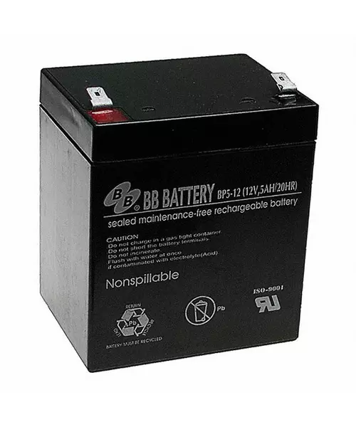 BB RBP0119 Lead Acid Battery 12V 5A