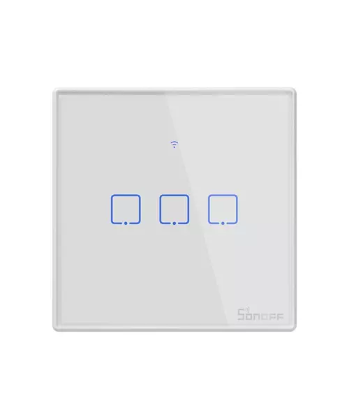 Sonoff T2 UK 3C WiFi Smart Wall Touch Switch White