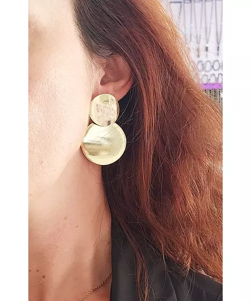 Earrings "Big Circles G"