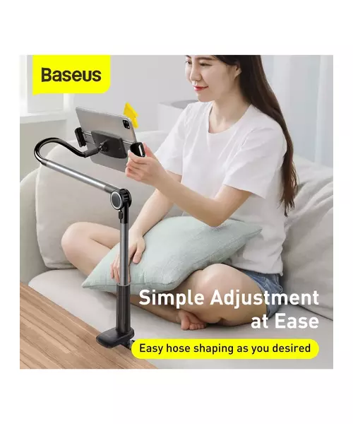 Baseus Stand Tablet with Clamp Rotary Adjustment Grey