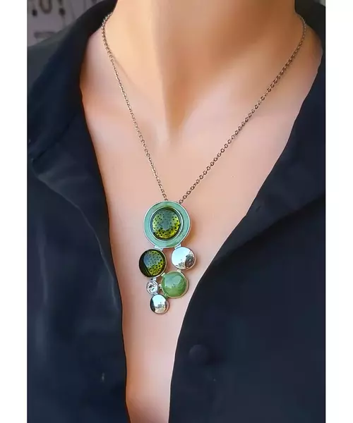 Necklace "Fantastic Green"