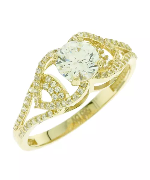 14K CUBIC ZIRCON RING