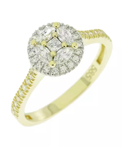 14K CUBIC ZIRCON RING